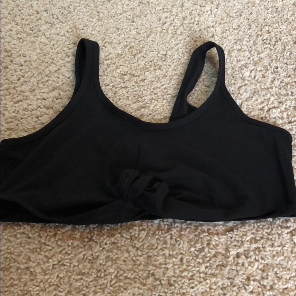 Victoria’s Secret tie front crop top